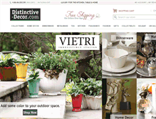 Tablet Screenshot of distinctive-decor.com